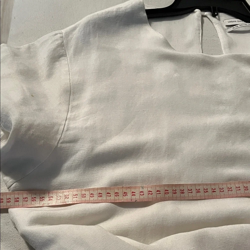 Urban Outfitters White Ruffle Mini Dress - Picture 5 of 5